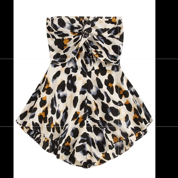 Pants - Leopard Romper